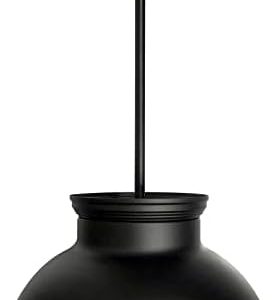 Dream Lighting Vintage LED Dinette Ceiling Light Fixture for RV - Matte Black, 12 Volt DC, 3500K Edison Bulb, Perfect fo