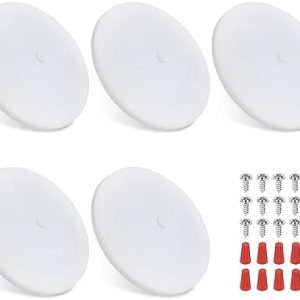 LED Ceiling Puck Light for RV - 5 Inch Dimmable 12 Volt - |5W Milky Frosted Dome Light for Camper Van, Trailer, Boat - E