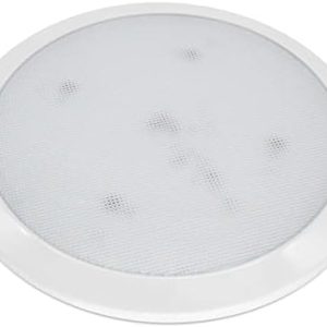 Dream Lighting RV Ceiling Light | 12 Volt LED Interior Panel | 800 Lumens Warm White | Surface Mount | 8.5 Inch for Recr