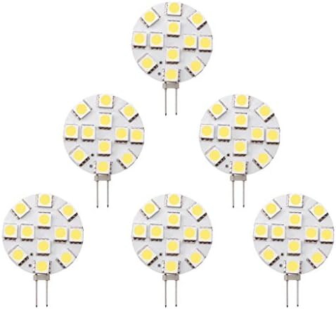 Dream Lighting LED G4 Replacement Bulb - 12Volt Bi-Pin, Dimmable Pure White Light for RV, Automotive & Boat Interior Dom