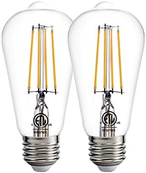 Dusk to Dawn LED Bulbs, Photocell Sensor, Auto On/Off, Warm White 2700K, E26 8W 800lm, Outdoor Lighting for Garden and G