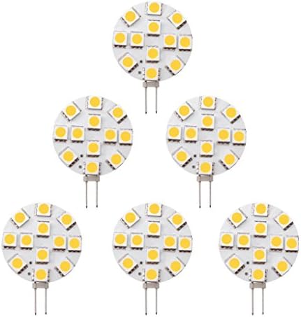 Dream Lighting LED G4 Replacement Bulb - 12Volt Bi-Pin, Dimmable Pure White Light for RV, Automotive & Boat Interior Dom